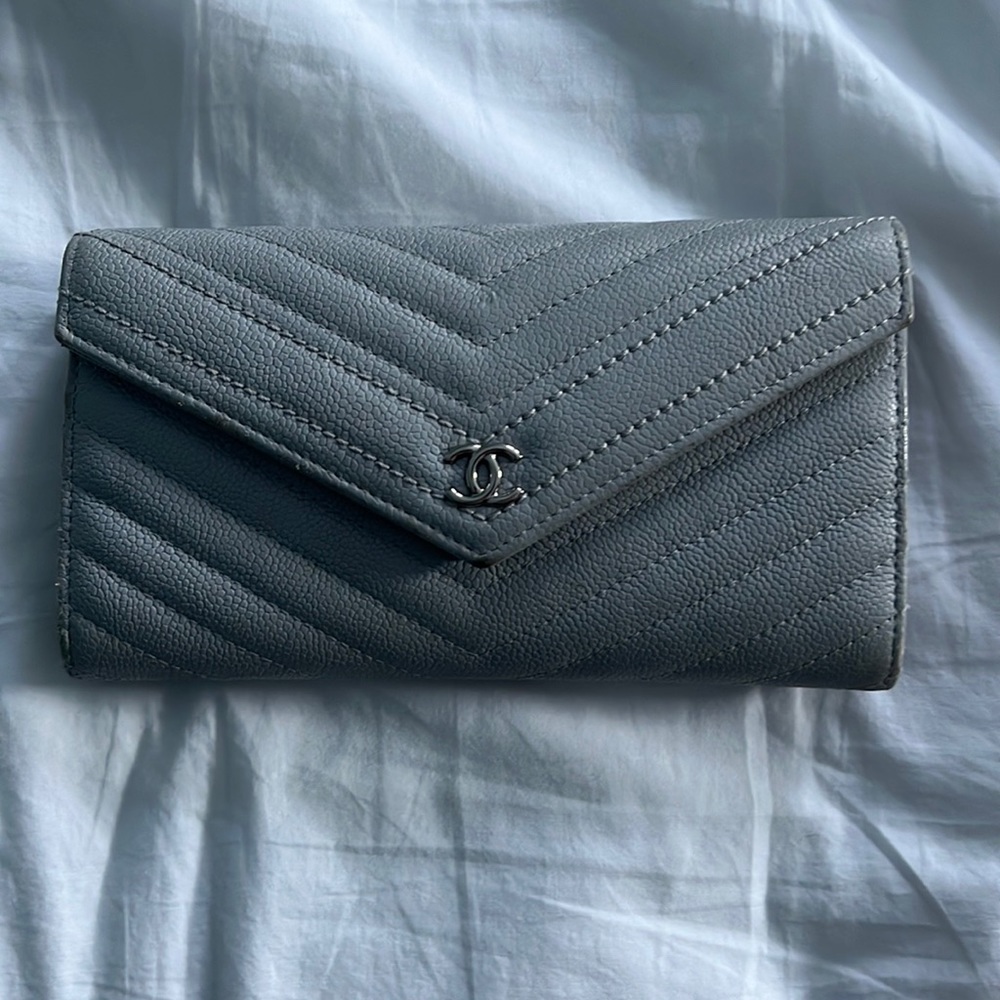 Chanel Leather Flap Wallet